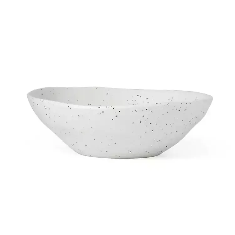 Kirklands Home Cream Terrazzo 12-pc. Melamine Dinnerware Set Ivory Discount