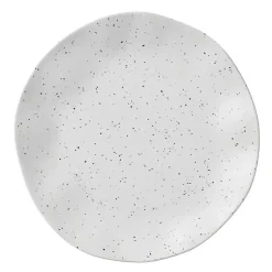 Kirklands Home Cream Terrazzo 12-pc. Melamine Dinnerware Set Ivory Discount