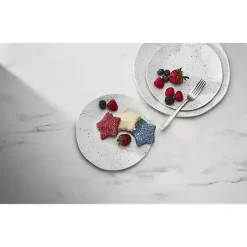 Kirklands Home Cream Terrazzo 12-pc. Melamine Dinnerware Set Ivory Discount