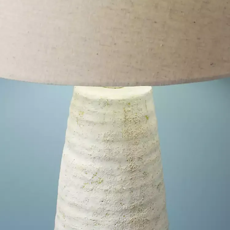 Kirklands Home Cream Textured Maggie Table Lamp Tan Online