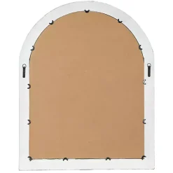 Kirklands Home Cream Vintage Fir Wood Arch Framed Mirror Clearance