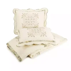 Kirklands Home Cream Vintage Treasure King Bedspread Best