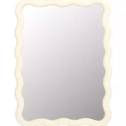 Kirklands Home Cream Wavy Izara Wall Mirror Hot