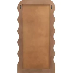 Kirklands Home Cream Wavy Mayha Leaner Mirror White Hot