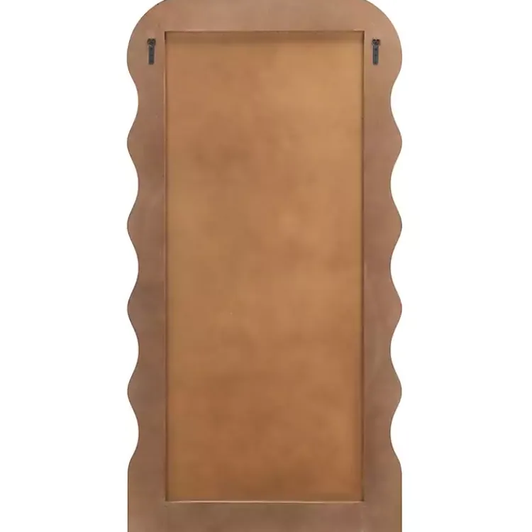 Kirklands Home Cream Wavy Mayha Leaner Mirror White Hot
