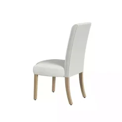 Kirklands Home Cream washed Dining Chairs, Set of 2 White New