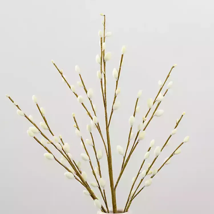 Stems & Bouquets>Kirklands Home Cream Willow Stems, Set of 2 Ivory