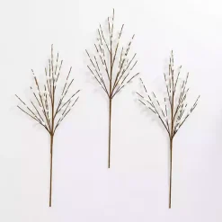 Stems & Bouquets>Kirklands Home Cream Willow Stems, Set of 3 Ivory
