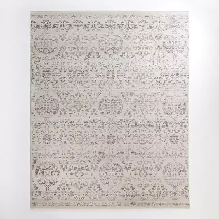 Kirklands Home Cream Winn Medallion Area Rug, 7x10 Clearance