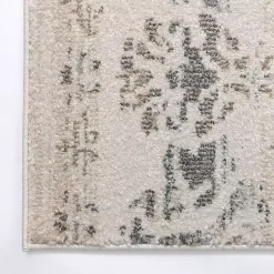 Kirklands Home Cream Winn Medallion Area Rug, 7x10 Clearance