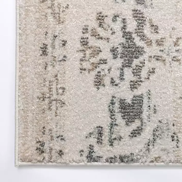 Kirklands Home Cream Winn Medallion Area Rug, 7x10 Clearance