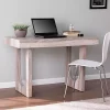 Kirklands Home Cream Wood Faux Marble Desk Discount