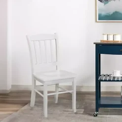 Kirklands Home Cream Wood Shaker Dining Chairs, Set of 2 White Best