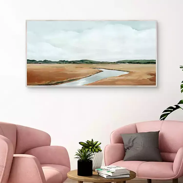 Kirklands Home Creekside Landscape Framed Wall Art Discount