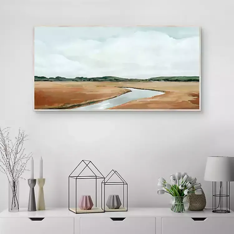 Kirklands Home Creekside Landscape Framed Wall Art Discount