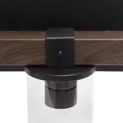 Kirklands Home Crossbeam Vanity Flushed Mount Shade Brown Hot