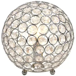 Kirklands Home Crystal Ball Sequin Table Lamp Clearance