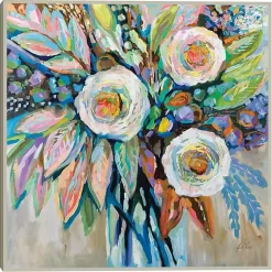 Kirklands Home Curious Bouquet Framed Canvas Art Print Hot