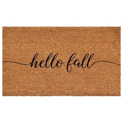 Kirklands Home Cursive Hello Fall Coir Doormat, 24x48 Discount