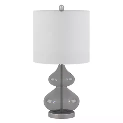 Kirklands Home Curved Glass Table Lamps, Set of 2 Gray Best