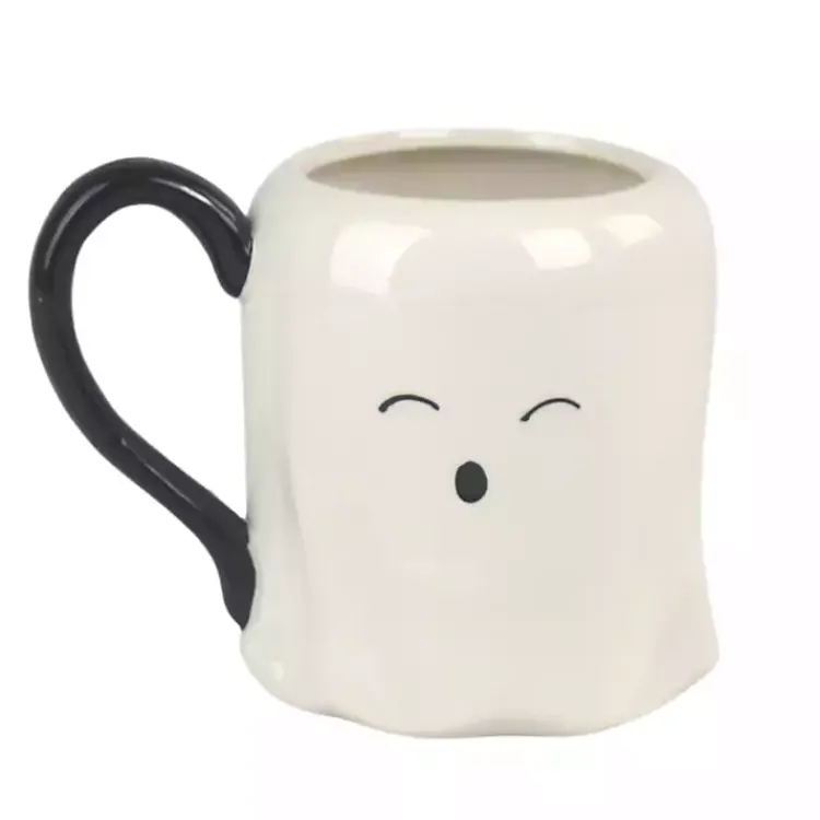 Halloween>Kirklands Home Cute Ghost Mugs, Set of 4