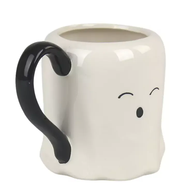 Halloween>Kirklands Home Cute Ghost Mugs, Set of 4