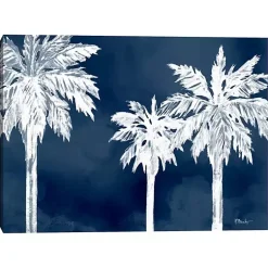Kirklands Home Cyano Palms Canvas Art Print, 40x30 in.