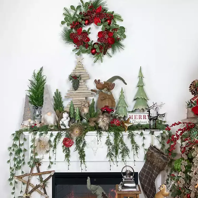 Christmas Arrangements & Garland>Kirklands Home Cypress Mini Potted Christmas Tree