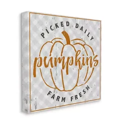 Fall>Kirklands Home Daily Farm Picked Pumpkins Canvas Wall Art