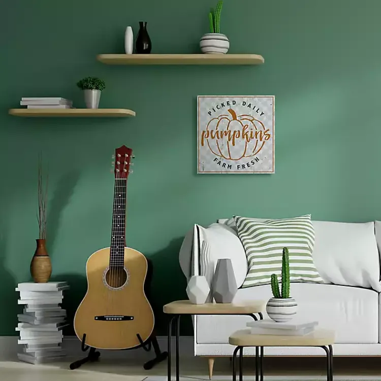 Fall>Kirklands Home Daily Farm Picked Pumpkins Canvas Wall Art