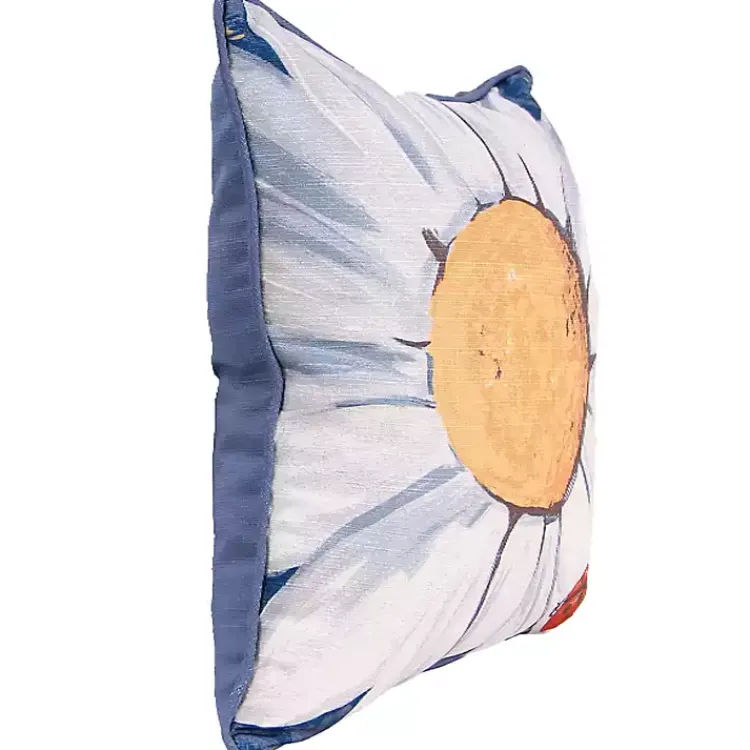 Pillows>Kirklands Home Daisy and Lady Bug Pillow