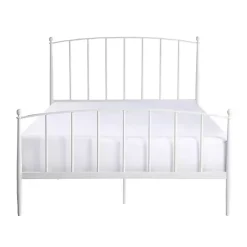 Kirklands Home Daisy Modern Arch Queen Bed Frame White Sale