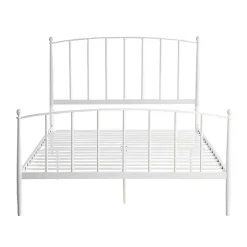 Kirklands Home Daisy Modern Arch Queen Bed Frame White Sale