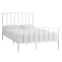 Kirklands Home Daisy Modern Arch Queen Bed Frame White Sale