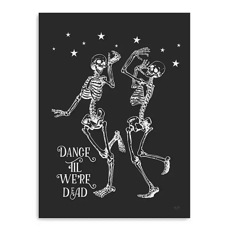 Halloween>Kirklands Home Dance 'Til We’re Dead Canvas Art Print