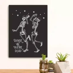 Halloween>Kirklands Home Dance 'Til We’re Dead Canvas Art Print