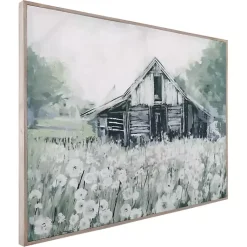 Kirklands Home Dandelion Barn Framed Canvas Art Print Multi Online