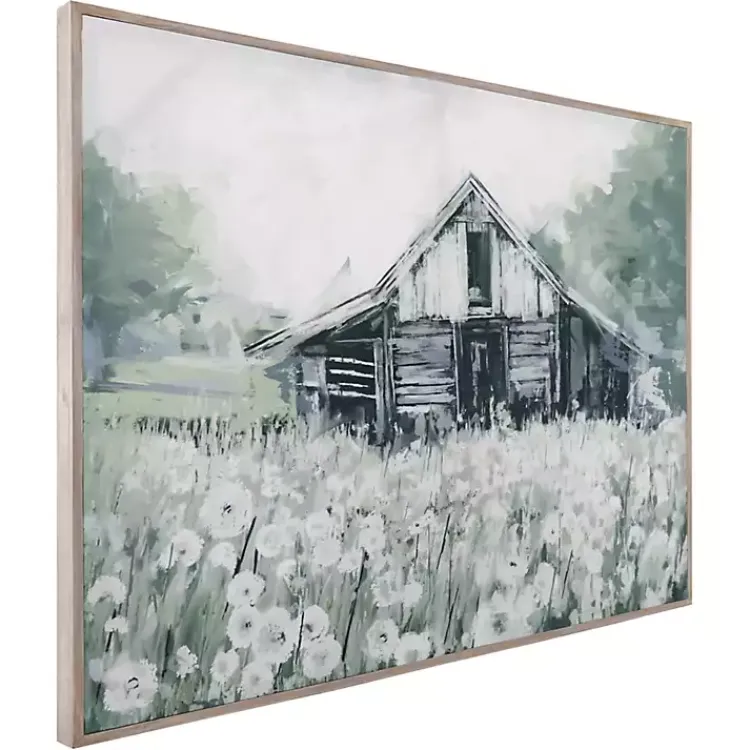 Kirklands Home Dandelion Barn Framed Canvas Art Print Multi Online