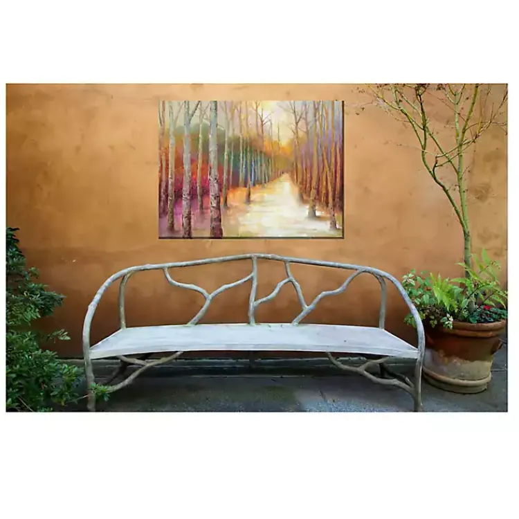 Kirklands Home Dappled Forest Outdoor Canvas Art Print Multi