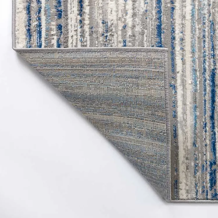 Kirklands Home Dark Blue Claire Modern Area Rug, 5x8 Clearance