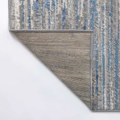 Kirklands Home Dark Blue Claire Modern Area Rug, 7x10 Sale