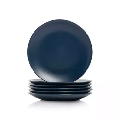 Kirklands Home Dark Classic Coupe Salad Plates, Set of 6 Blue