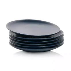 Kirklands Home Dark Classic Coupe Salad Plates, Set of 6 Blue