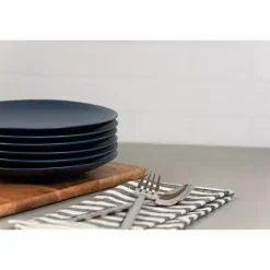 Kirklands Home Dark Classic Coupe Salad Plates, Set of 6 Blue