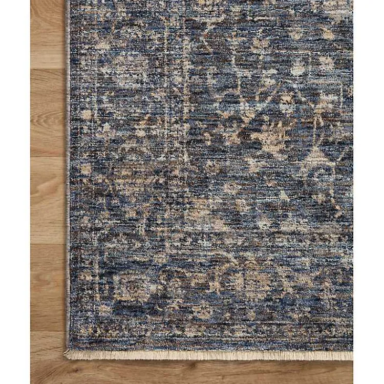 Kirklands Home Dark Sorrento Medallion Area Rug, 5x7 Blue Online