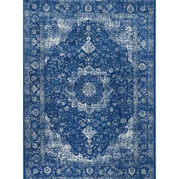 Kirklands Home Dark Verona Area Rug, 8x10 Blue New