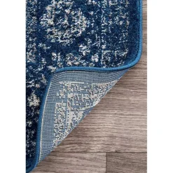 Kirklands Home Dark Verona Area Rug, 8x10 Blue New