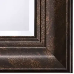 Kirklands Home Dark Bronze Rectangular Frame Wall Mirror Clearance