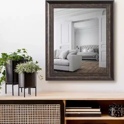 Kirklands Home Dark Bronze Rectangular Frame Wall Mirror Clearance