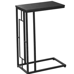 Kirklands Home Dark Metal C-Shaped Accent Table Brown Sale
